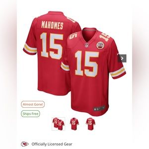 Authentic Patrick Mahomes Jersey
